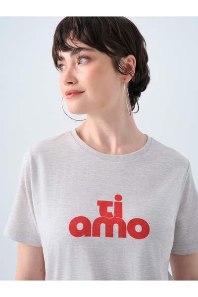 Loft Women's Regular Fit T-Shirt - Sleeves