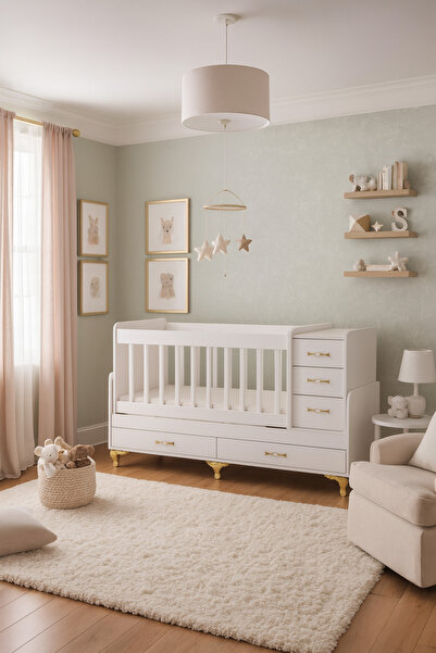 bebecoda Uyku Setli, Yataklı, Anne Yanı, Sallanır, Çekmeceli Büyüyen Bebek Be...