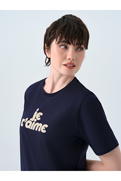 Loft Γυναικείο μπλουζάκι Regular Fit με μανίκια