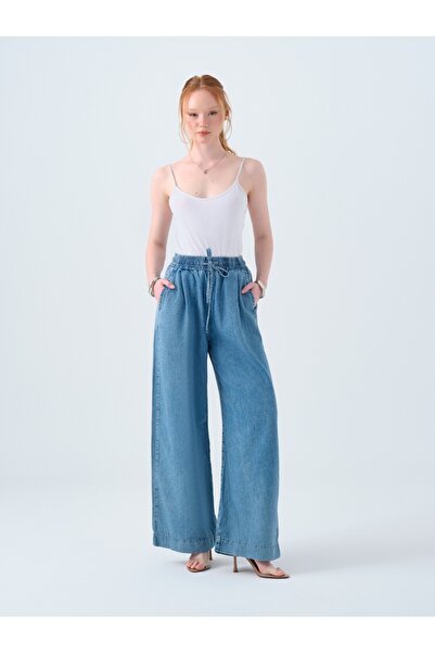 Loft Wide Leg Regular Fit Kadın Pantolon