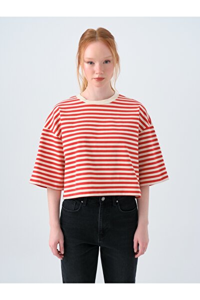 Loft Loose Crop Women's T-shirt Sleeve