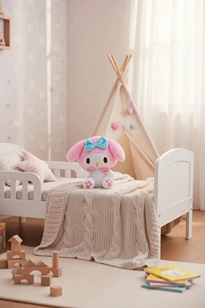 Miniso Sanrio Lisanslı Oturan Peluş Oyuncak (26 cm) - My Melody
