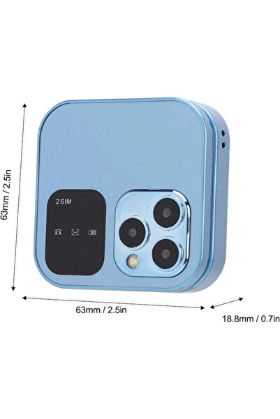 STBON Telefon mini Dual SIM ecran dublu butoane mari lanterna