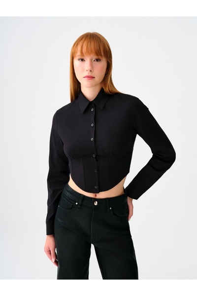 Loft Slim Fit Γυναικείο πουκάμισο U.sleeve