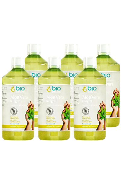 Bio Elemente Aloe Vera Gel Integral Pachet Promotional 6 Sticle x 1 Litru