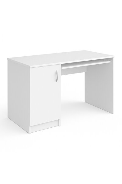Homelux Albert Desk, 120x60x76 cm, 1 door, white color, chipboard 18 mm