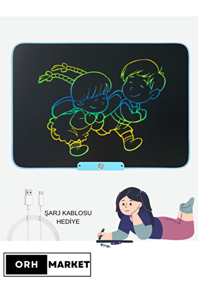 ORH Market 10''INCH Şarj Edilebilir Dijital Kalemli Yazı Çizim Yazma Tableti ...