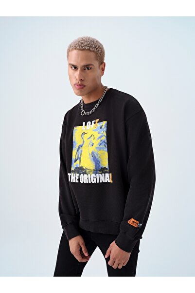 Loft Oversize Erkek Sweatshirt