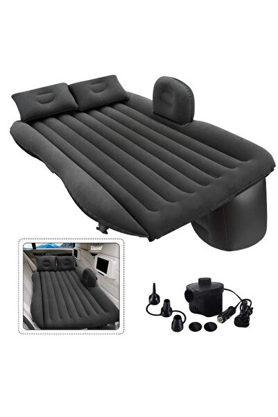 STBON Inflatable car mattress 145x90 cm with electric pump included