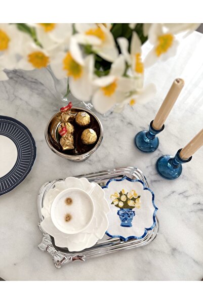 Çiçek Lale Desen 2’li Kokteyl Peçetesi