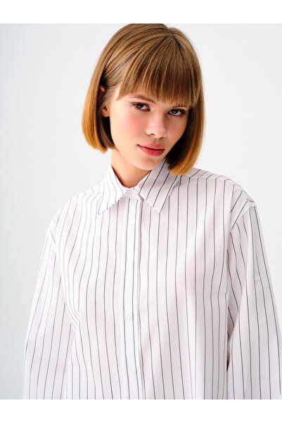 Loft Loose Fit Kadın Gömlek U.kol