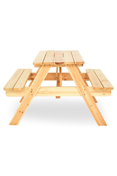 Maison Mex Furniture set folding table with 2 benches, KIDS PICNIC, L.75 l.85.5 H.53 cm,