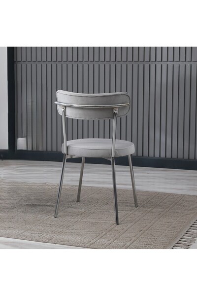 JoyMassa TEDİ NİKEL SANDALYE (4 ADET)