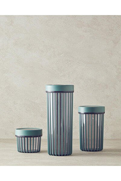 English Home حاوية طعام بلاستيكية مختلطة باللون الأخضر