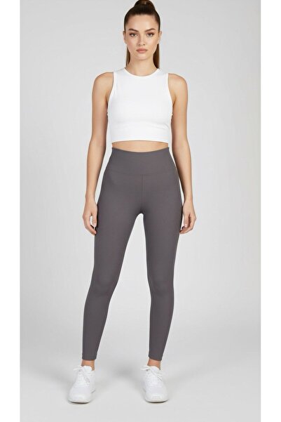 NOLYA MODA Kadın Yüksek Bel Dikişsiz Spor Tayt