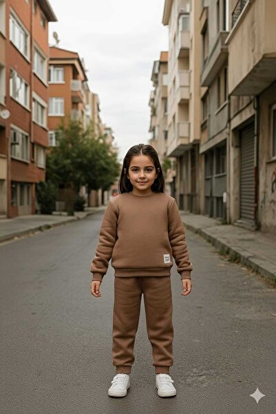 DUBLİNO KİDS ДЕТСКИ ТРИЧЕТЕН ПЛЕТЕН КОМПЛЕКТ ЗА МОМЧЕТА И МОМИЧЕТА С КЪСА РЪКАВНА БУЗА И ПАНТАЛОНИ С ЕЛАСТИЧНИ МАНШЕТИ