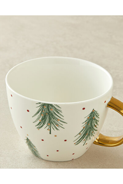 English Home Joyful Pine New Bone China Mug 430 ml Red - Green