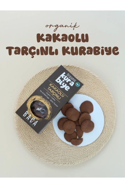 Genel Markalar Organik Kakaolu Tarçınlı Kurabiye 55 Gr