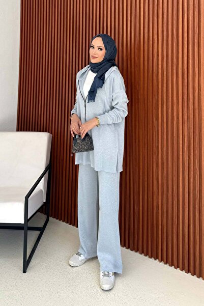 Melike Tatar Glitter Knitwear Set 32-7500