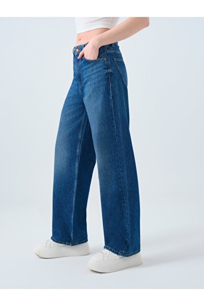 Loft Wide Leg Regular Fit Kadın Pantolon