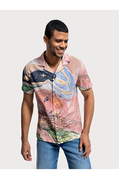 Loft Comfortable Cut Men's Shirt - Sleeves