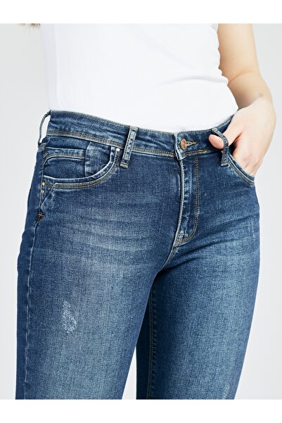 Loft Kadın Mavi Kot Pantolon