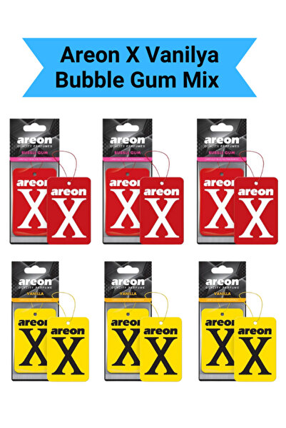 Areon X Bubble Gum - Vanilya Set Kaliteli Araç Kokusu