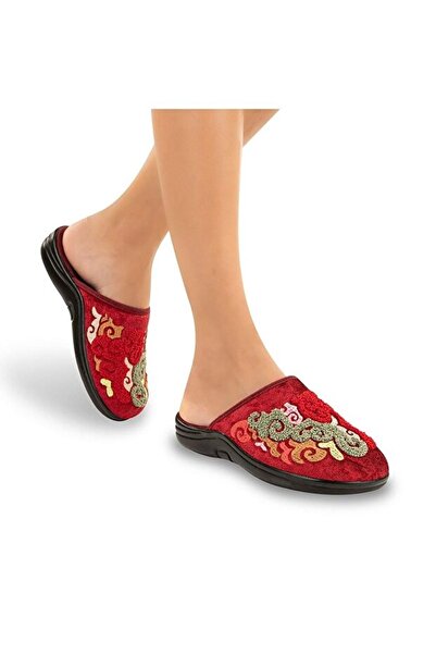 Muya Kastra Anatomical Sole Embroidered Women's House Slippers