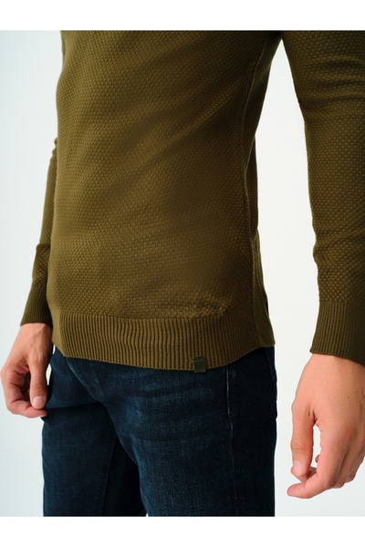 Loft Pulover bărbați kaki LF 2030179