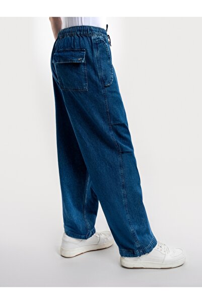 Loft Parachuthe Jean Baggy Fit Erkek Pantolon