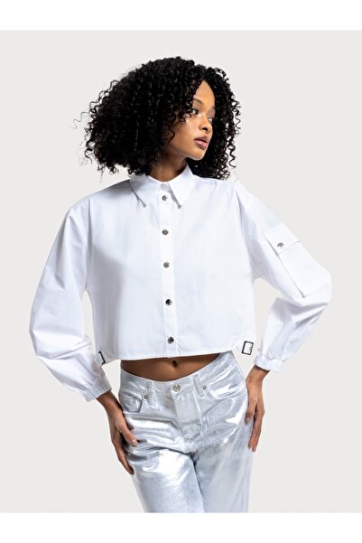 Loft Loose Crop Kadın Gömlek U.kol