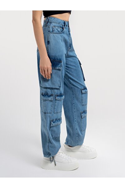 Loft Wide Leg Regular Fit Kadın Pantolon