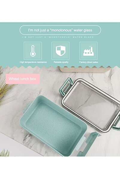 fulina Lunch Box,Food Grade Material,2 Compartment Design,Leak Proof,Kids & Adult Lunch Box for Travel/Work