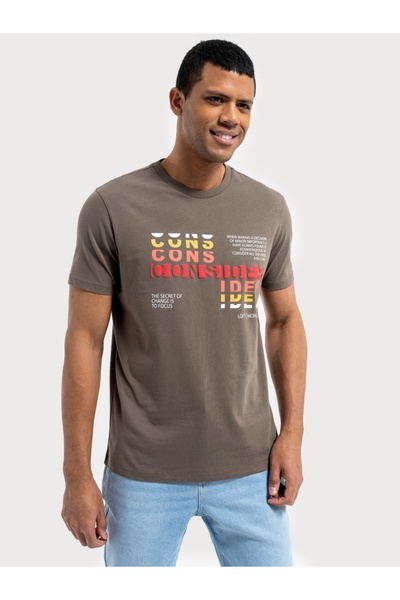 Loft Tricou pentru bărbați, de formă regulată