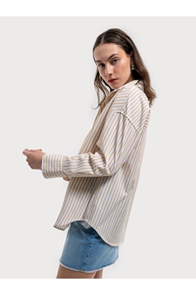 Loft Relax Fit Kadın Gömlek U.kol