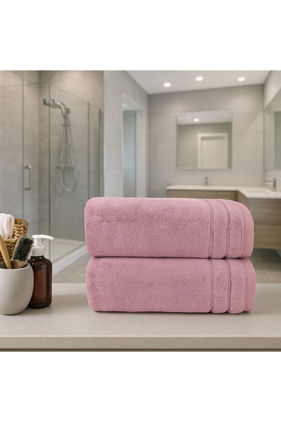 Lucy and Home Набір рушників Miccotton 50x70 см, 2 шт. - з лінійними деталями