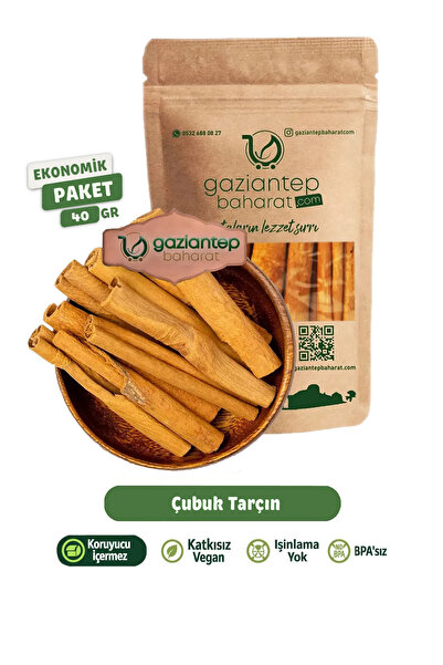 Gaziantep Baharat Boru Tarçın 40 gr – Doğal ve Katkısız