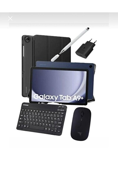 Samsung Galaxy Tab A9 Plus 6gb 128gb LACİVERT Tablet Kalem Kılıf Başlık Klavy...