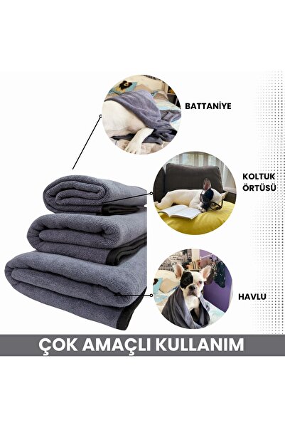 oyapet Microlux® Koltuk Örtüsü Köpek Battaniyesi Lüks Mikrofiber Havlu Büyük Ve Orta Irk Köpekler Için
