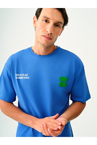 Loft Tricou oversize pentru bărbați - mâneci