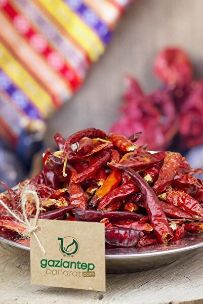 Gaziantep Baharat Atom Acı Biber – Kurutulmuş Mezelik Atom Biber 100 gr