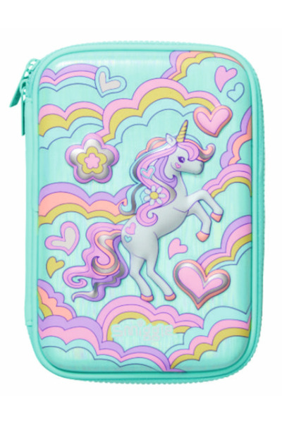 SMIGGLE Original Limitless Unicorn Patterned Embossed Pencil Case