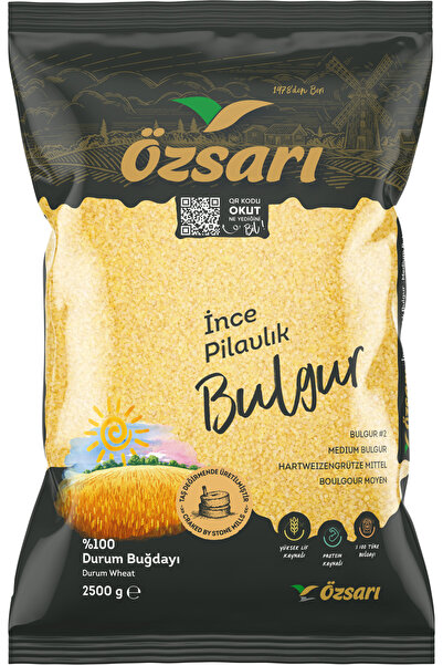 ÖZSARI İnce Pilavlık Bulgur 2,5 Kg