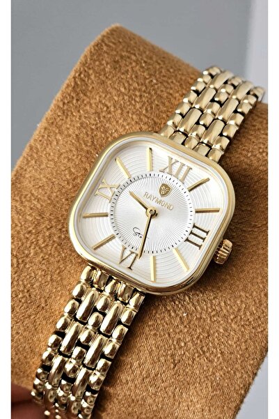 Raymond RYM-211503 ÇELİK KADIN KOL SAATİ - ÇELİK KORDON - GOLD -2 YIL GARANTİ - ORİJİNAL - LİMİTED EDİTİON