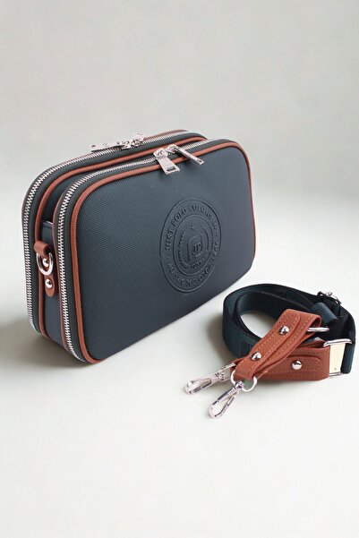 GALB LEATHER Medium Size Thick Strap Daily 5 Compartment Crossbody Women's Sh...