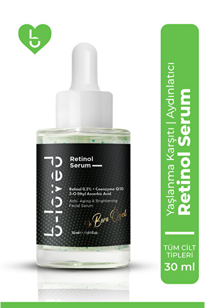 b-loved Retinol % 0.3 (A VİTAMİNİ), Coenzyme Q10, Kırışıklık Ve Sivilce Karşı...
