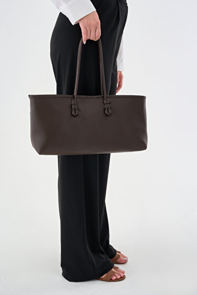 Çantacımstore Дълга дамска чанта в кафяво