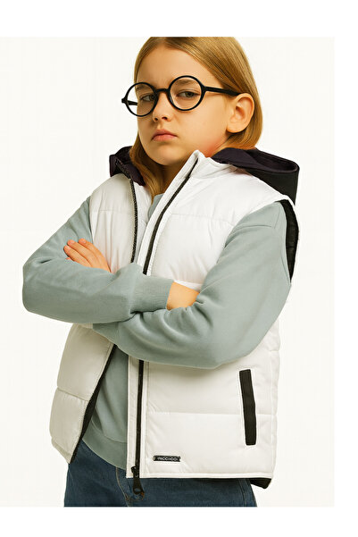 Casabony Girl's Anorak Zippered Puffer Vest