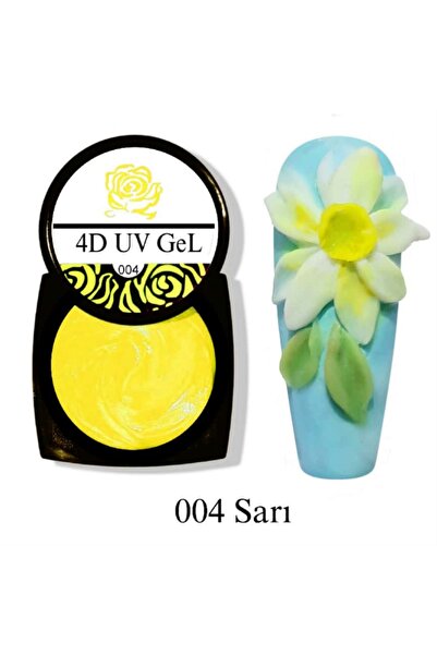 ECLAT TIRNAK NAİL ART 4D UV HAMUR JEL 004 SARI