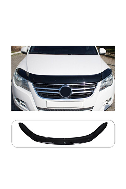 Volkswagen Tiguan Uyumlu 2008-2015 Abs Piano Black Kaput Rüzgarlığı